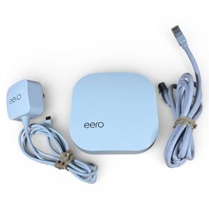 Eero‎ Pro 2nd Gen B010001 Tri-Band Mesh Wi-Fi Router w/ Adapter + Ethernet Cable